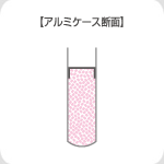 アルミケース断面