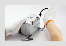 フラスコの分解①