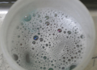 台所用中性洗剤+超音波洗浄